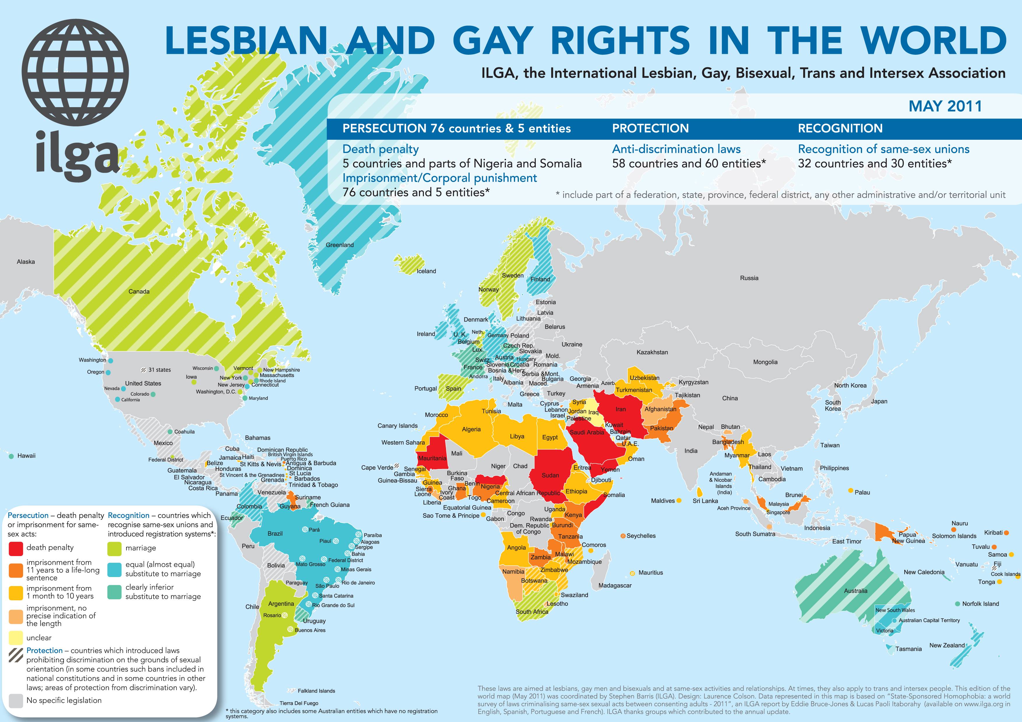 Where In The World Is It OK To Be Gay?