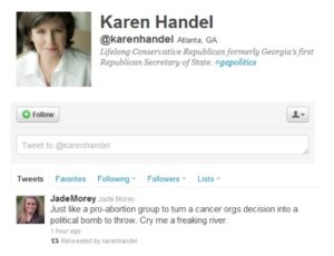 Susan G. Komen's VP Indicates Her Real Motives In Awful Twitter Retweet