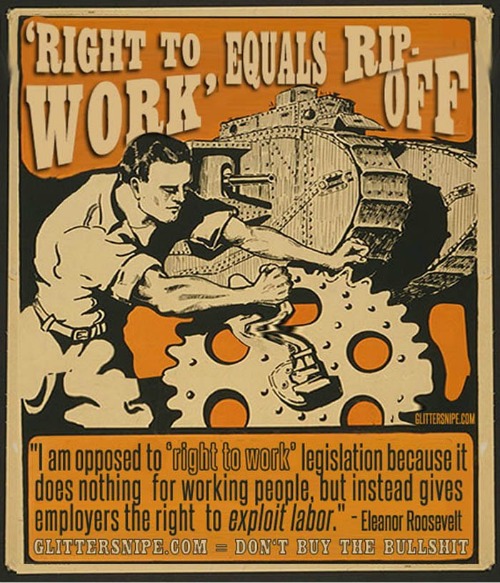 Eleanor Roosevelt Called Out The 'Right To Work' Propaganda Years Ago