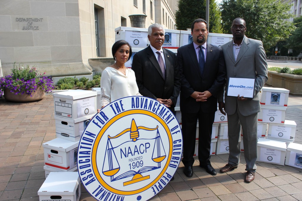 NAACP and MoveON deliver Trayvon Martin petition