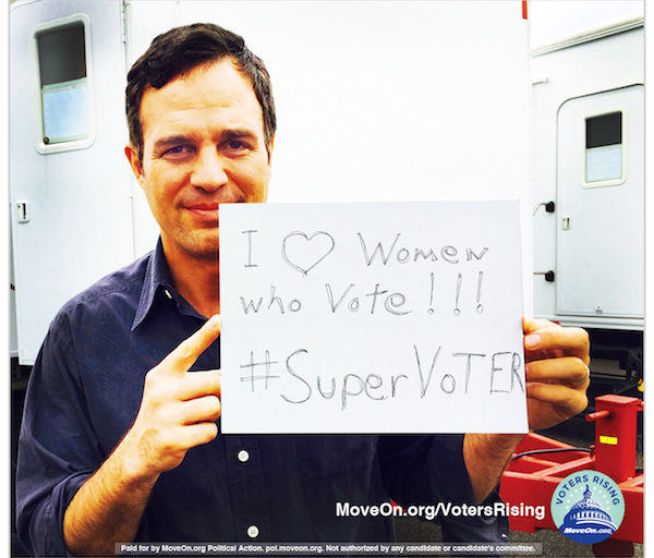 Mark Ruffalo loves Supervoters