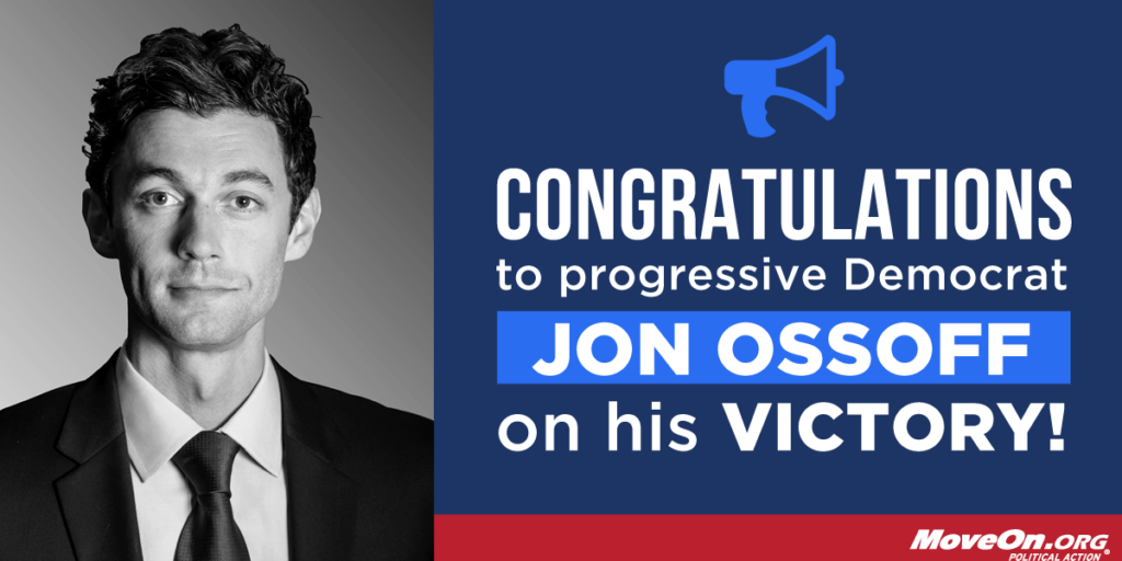 Jon Ossoff wins primary
