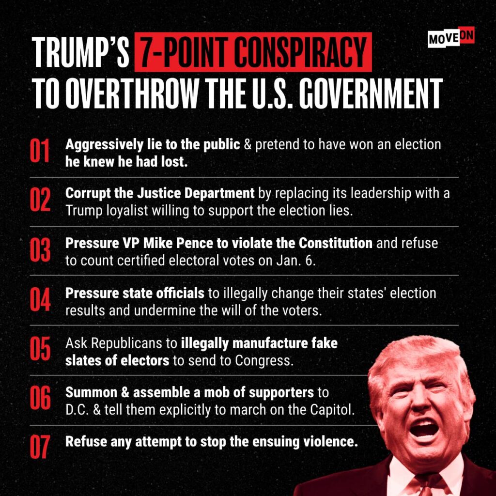 Trump's 7 Point Conspiracy