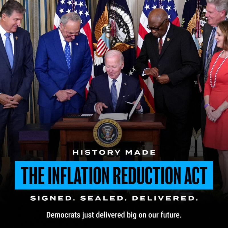President Biden Signs Historic Inflation Reduction Act