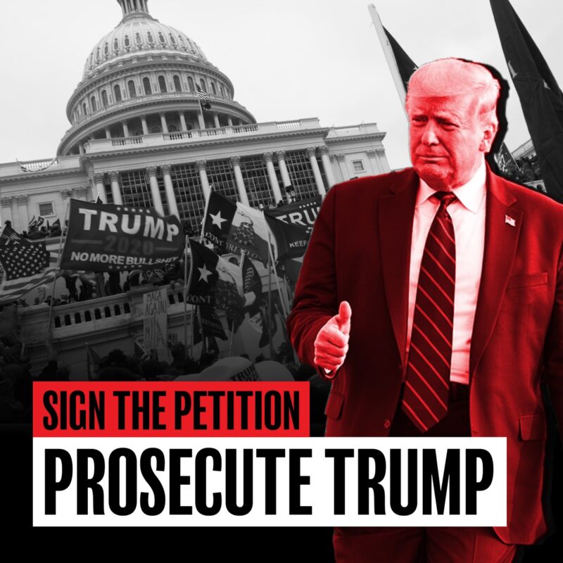 Sign the petition: Prosecute Trump