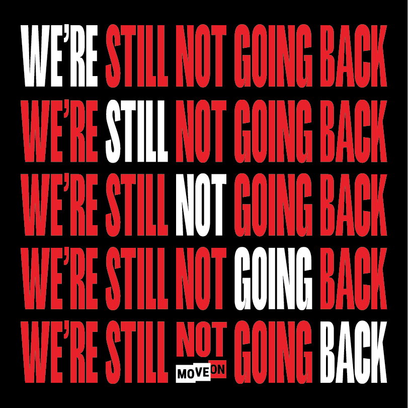 MoveOn-We're-Still-Not-Going-Back-Sticker-2A