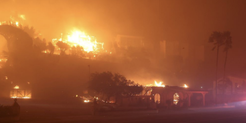 Wildfires in California in 2025.